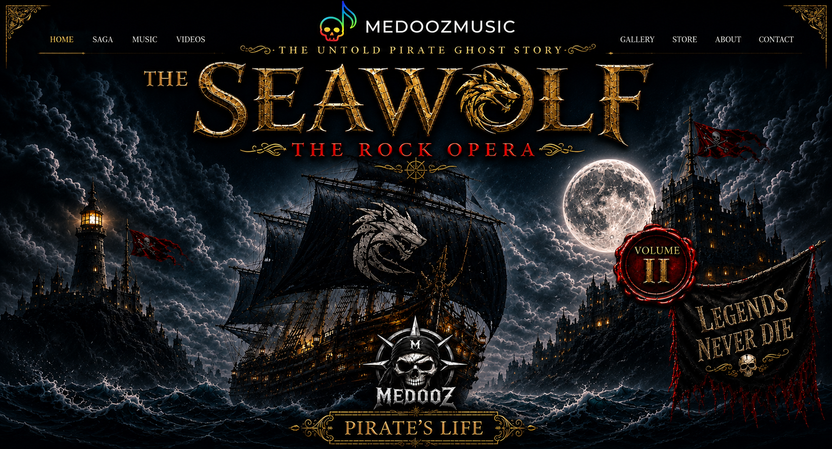Seawolf Saga II — Legends Never Die artwork
